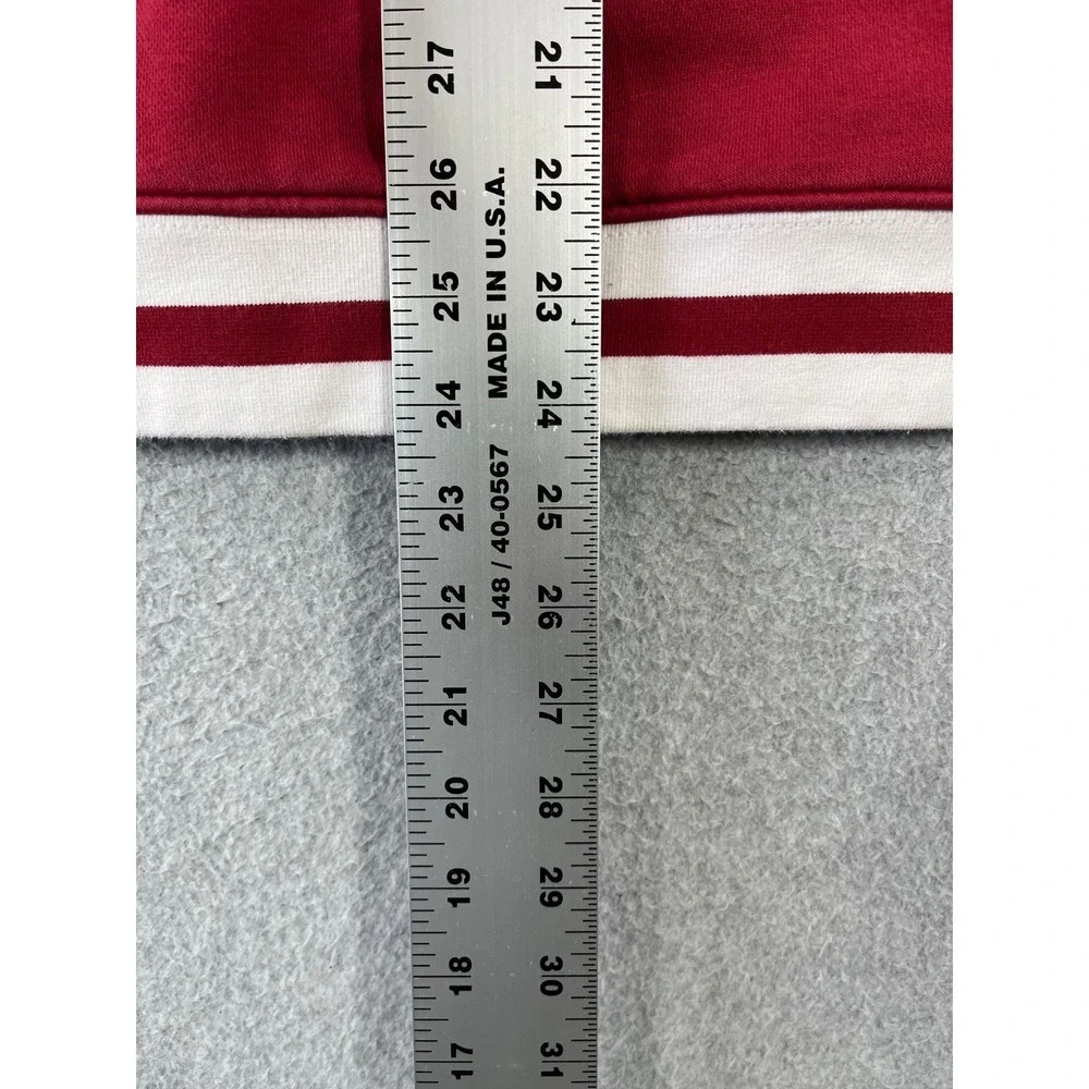 University Of Oklahoma Sweatshirt Mens S Red Nike OU Sooners Pullover Hoodie